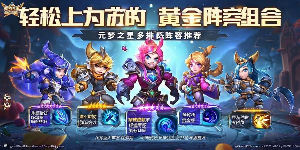 元梦之星多排阵容推荐,轻松上分的黄金组合 第1张 元梦之星多排阵容推荐,轻松上分的黄金组合 第1张